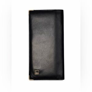 💳 Dunhill Calf Leather Long Coat Card Wallet